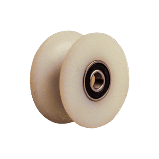 Schieberolle, Polyamid, 60mm Durchmesser, Rillentyp Rundrille, GW882637