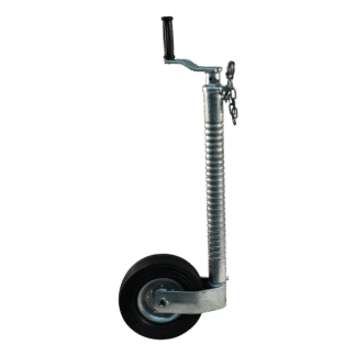 Stützrad, Rohrdurchmesser 48mm, Radabmessung 220x70mm, Gesamthöhe 960mm, SW129454